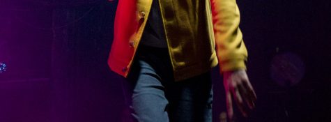 BARCELONA, ESPAÑA – FEBRERO 22: Alberto Jiménez voz de Miss Caffeina durante el conicerto de Dancetería en la Razzmatazz el 22 de febrero de 2020 en Barcelona, España. (Foto por Fernando Pérez)