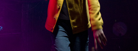 BARCELONA, ESPAÑA – FEBRERO 22: Alberto Jiménez voz de Miss Caffeina durante el conicerto de Dancetería en la Razzmatazz el 22 de febrero de 2020 en Barcelona, España. (Foto por Fernando Pérez)