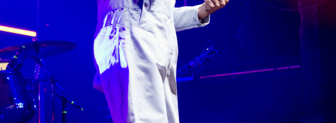 BARCELONA, ESPAÑA – FEBRERO 22: Alberto Jiménez voz de Miss Caffeina durante el conicerto de Dancetería en la Razzmatazz el 22 de febrero de 2020 en Barcelona, España. (Foto por Fernando Pérez)