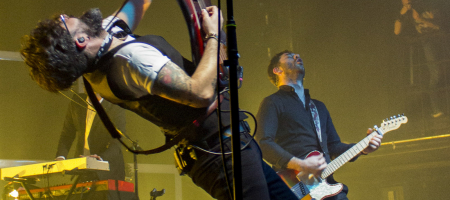 BARCELONA, ESPAÑA – FEBRERO 7: Jess Fabric y Rafa Val de Viva Suecia durante su concierto en la Sala Razzmatazz el 7 de febrero de 2020 en Barcelona, España. (Foto por Fernando Pérez)