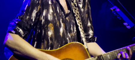 BARCELONA, ESPAÑA – FEBRERO 21: Xoel López como parte de Guitar BCN 20 cierra su gira de conciertos en la Sala Apolo el 21 de febrero de 2020 en Barcelona, España. (Foto por Fernando Pérez)