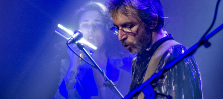 BARCELONA, ESPAÑA – FEBRERO 21: Xoel López como parte de Guitar BCN 20 cierra su gira de conciertos en la Sala Apolo el 21 de febrero de 2020 en Barcelona, España. (Foto por Fernando Pérez)