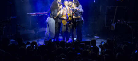 BARCELONA, ESPAÑA – FEBRERO 21: Xoel López como parte de Guitar BCN 20 cierra su gira de conciertos en la Sala Apolo el 21 de febrero de 2020 en Barcelona, España. (Foto por Fernando Pérez) Xoel López en Barcelona