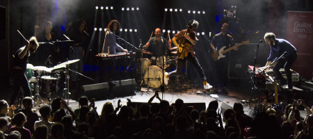 BARCELONA, ESPAÑA – FEBRERO 21: Xoel López como parte de Guitar BCN 20 cierra su gira de conciertos en la Sala Apolo el 21 de febrero de 2020 en Barcelona, España. (Foto por Fernando Pérez) Xoel López en Barcelona