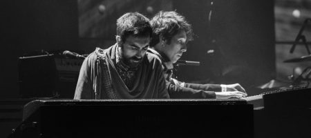 BARCELONA, ESPAÑA – MARZO 20. Sergio Valdehita (teclado), Ramiro Nieto (teclado) de Sidecars en concierto en el Sant Jordi Club en Barcelona, España el 20/03/2021. Fotografía por Fernando Pérez, ferperez.foto3@gmail.com Sidecars Barcelona