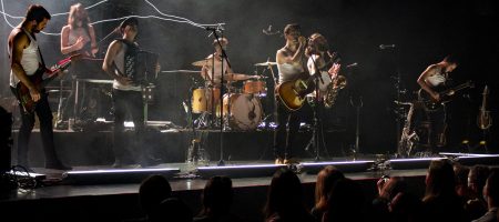 BARCELONA, ESPAÑA – ABRIL 28. La Maravillosa Orquesta del Alcohol (La MODA) en concierto (primer pase 18 hrs) como parte de Guitar BCN en la Barts el 28 de abril de 2021 en Barcelona, España. (Foto por Fernando Pérez) La M.O.D.A. Guitar BCN