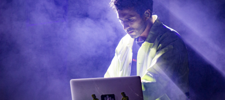 BARCELONA, ESPAÑA – JUNIO 6. Sergio Salvi de Delaporte en concierto en la Sala Apolo el 6 de junio de 2021 en Barcelona, España. (Foto por Fernando Pérez)