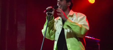 BARCELONA, ESPAÑA – JUNIO 6. Sergio Salvi en concierto de Delaporte en la Sala Apolo el 6 de junio de 2021 en Barcelona, España. (Foto por Fernando Pérez)