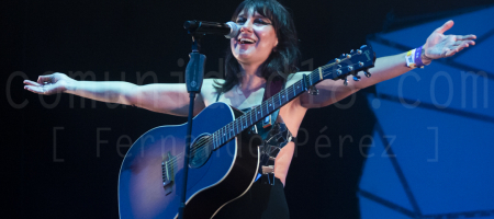 BARCELONA, ESPAÑA – JULIO 9. Amaral en concierto en el Escenario Estrella Damm del Festival Cruïlla 2021 el 9 de julio de 2021 en Barcelona, España. (Foto por Fernando Pérez) Cruïlla