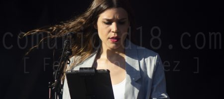 BARCELONA, ESPAÑA – JULIO 9. Marina Prades de Delafé en concierto en el Escenario Time del Festival Cruïlla 2021 el 9 de julio de 2021 en Barcelona, España. (Foto por Fernando Pérez)