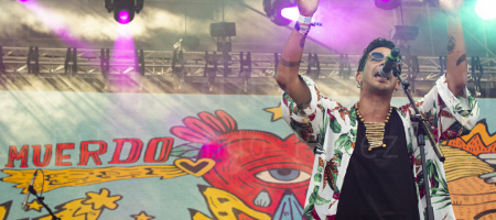 BARCELONA, ESPAÑA – JULIO 10. Muerdo en concierto en el Escenario Estrella Damm del Festival Cruïlla 2021 el 10 de julio de 2021 en Barcelona, España. (Foto por Fernando Pérez)