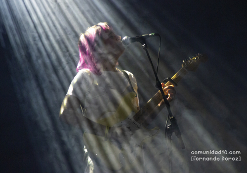 BARCELONA, ESPAÑA – SEPTIEMBRE 23. Carlota Flâneur en concierto en el Escenario Jardins del Doctor Pla i Armengol como parte de la Fiesta de la Mercè el 23 de septiembre de 2021 en Barcelona, España. (Foto por Fernando Pérez)