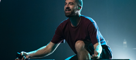 BARCELONA, ESPAÑA – SEPTIEMBRE 9. Albert (Voz) de Itaca Band en concierto como parte del Festival Grec en la Sala Barts el 9 de septiembre de 2021 en Barcelona, España. (Foto por Fernando Pérez)