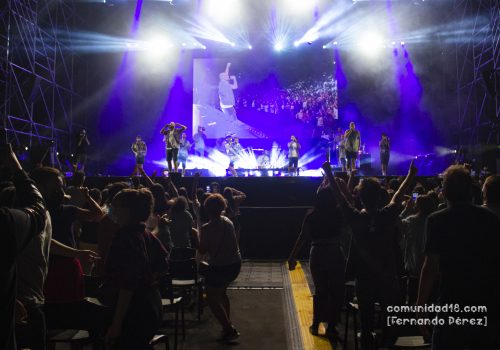 BARCELONA, ESPAÑA – SEPTIEMBRE 26. La Fúmiga en concierto como parte de la Fiesta de la Mercè el 26 de septiembre de 2021 en Barcelona, España. (Foto por Fernando Pérez) La Mercè