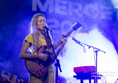 BARCELONA, ESPAÑA – SEPTIEMBRE 23. Maria Hein en concierto en el Escenario Jardins del Doctor Pla i Armengol como parte de la Fiesta de la Mercè el 23 de septiembre de 2021 en Barcelona, España. (Foto por Fernando Pérez) La Mercè
