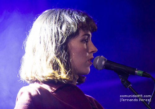 BARCELONA, ESPAÑA – SEPTIEMBRE 23. Nuria Graham en concierto en el Escenario Jardins del Doctor Pla i Armengol como parte de la Fiesta de la Mercè el 23 de septiembre de 2021 en Barcelona, España. (Foto por Fernando Pérez)
