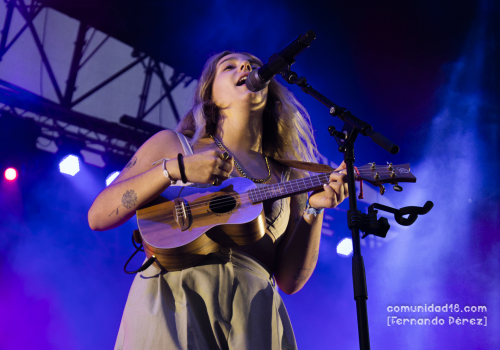BARCELONA, ESPAÑA – SEPTIEMBRE 26. Suu en concierto organizado por la emisora de radio RAC 105 como parte de la Fiesta de la Mercè el 26 de septiembre de 2021 en Barcelona, España. (Foto por Fernando Pérez) La Mercè