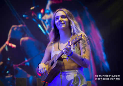 BARCELONA, ESPAÑA – SEPTIEMBRE 26. Suu en concierto organizado por la emisora de radio RAC 105 como parte de la Fiesta de la Mercè el 26 de septiembre de 2021 en Barcelona, España. (Foto por Fernando Pérez) La Mercè