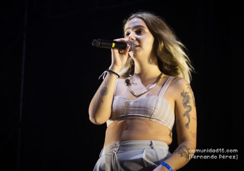 BARCELONA, ESPAÑA – SEPTIEMBRE 26. Suu en concierto organizado por la emisora de radio RAC 105 como parte de la Fiesta de la Mercè el 26 de septiembre de 2021 en Barcelona, España. (Foto por Fernando Pérez)