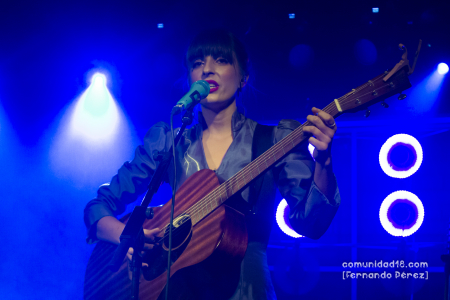 BARCELONA, ESPAÑA – NOVIEMBRE 12: Chica sobresalto (Maialen Gurbindo) en concierto como parte del Cruïlla de Tardor en la Apolo 2 el 12 de noviembre de 2021 en Barcelona, España. (Foto por Fernando Pérez)