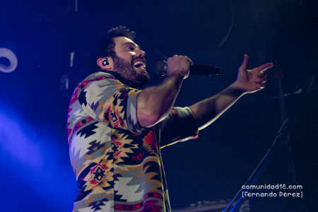 BARCELONA, ESPAÑA – FEBRERO 13. Arnau Blanch (Voz) de Arnau Griso durante su primer concierto en la Sala Razzmatazz el 13 de febrero de 2022 en Barcelona, España. (Foto por Fernando Pérez)