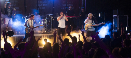 BARCELONA, ESPAÑA – JUNIO 30. Itaca band en concierto como parte del Clotilde Fest en los Jardines del Palau Robert el 30 de junio de 2022 en Barcelona, España. (Foto por Fernando Pérez) Clotilde Fest
