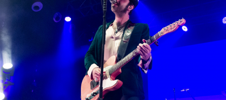 BARCELONA, ESPAÑA – ENERO 13. Sidecars en concierto como parte del Festival Millenni presentando su disco "Trece" en la sala Razzmatazz el 13 de enero en Barcelona, España. (Foto por Fernando Pérez)